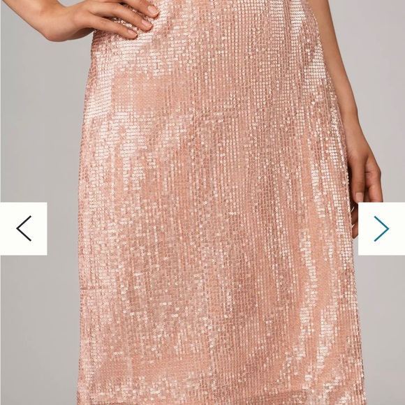 Sequin MIDI Skirt by Sarah Hann NWT - Picture 3 of 7